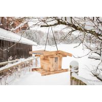 Vogelfutterhaus Canteen Xl Kiefer - Naturfarben, Basics, Holz (38/23,5/29cm) - Windhager