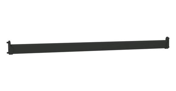 Kleiderstange Unit L: 44 cm Metall Anthrazit inkl. Halter - Anthrazit, MODERN, Metall (43,9cm) - Ondega