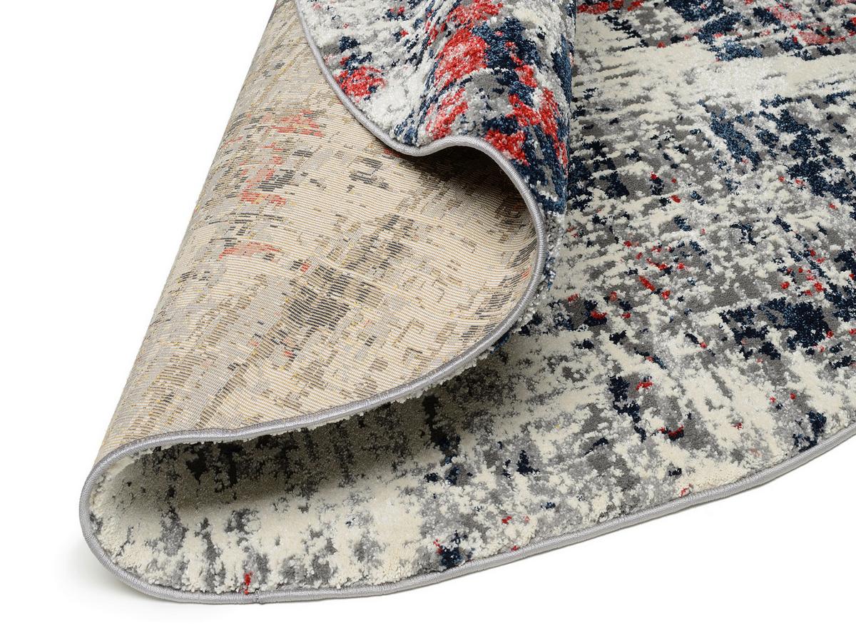 Webteppich Multicolor Timeline Firework Rund ⌀ 160 cm - Multicolor, Design, Textil (160cm) - Novel
