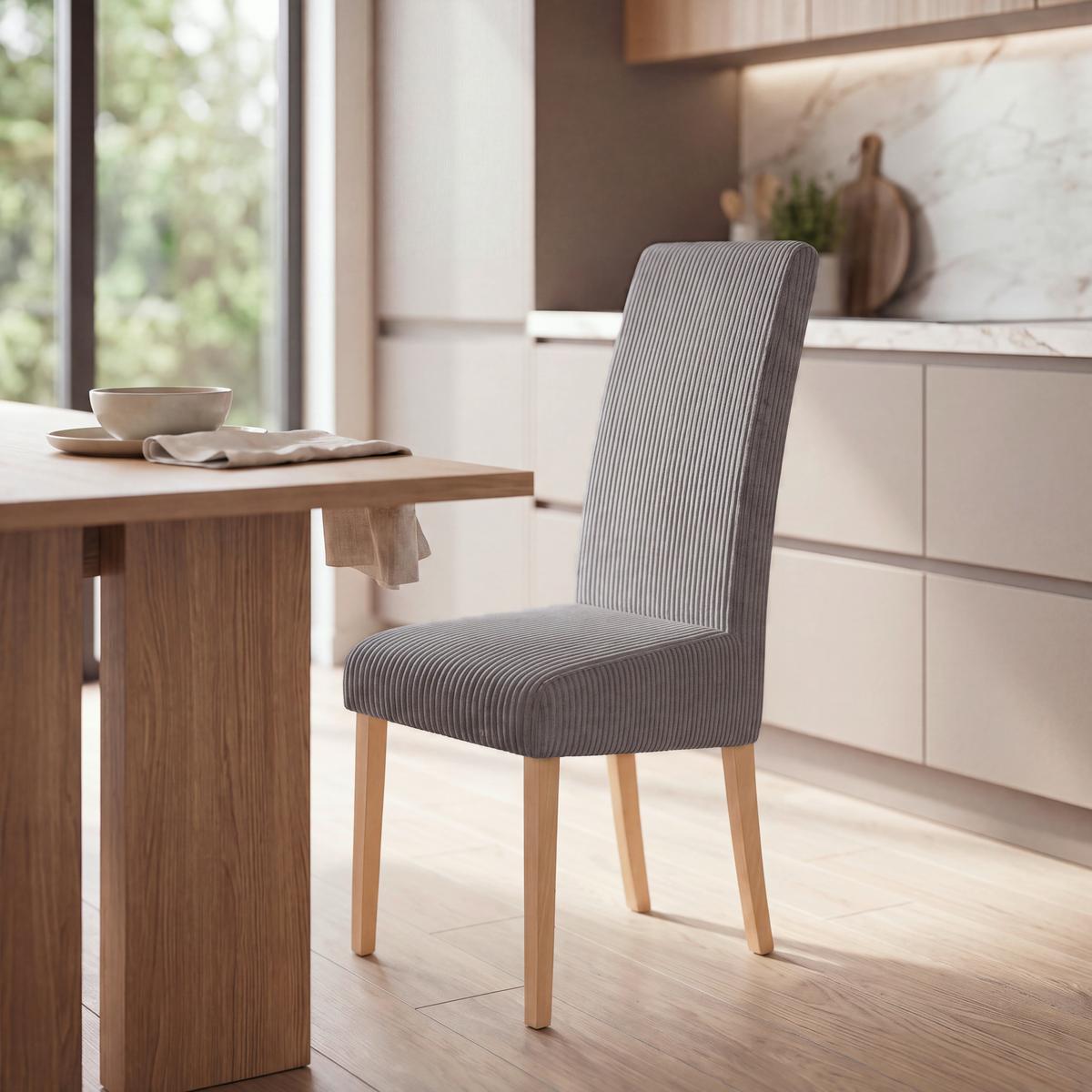 STUHL ROKO - Grau, MODERN, Holz/Textil (46/101/62cm)