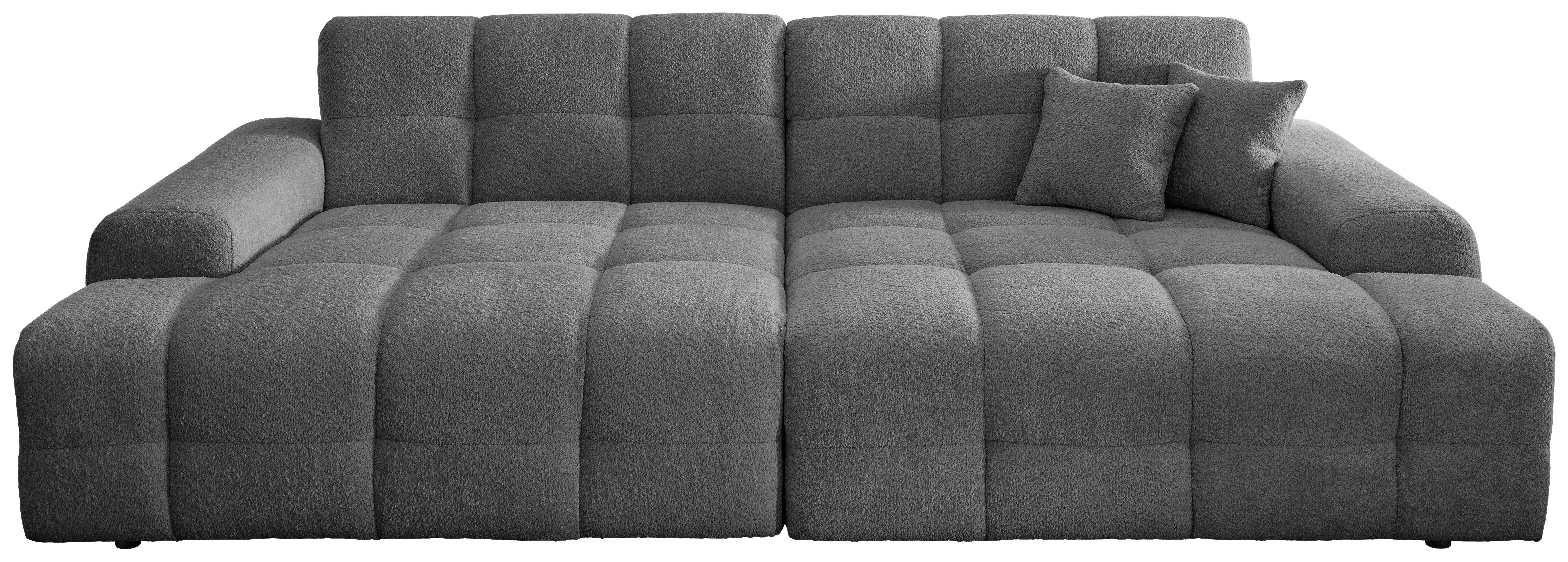 Bigsofa Bosco, Anthrazit B: 304 cm - Anthrazit/Schwarz, MODERN, Textil (304/87/155cm) - Livetastic