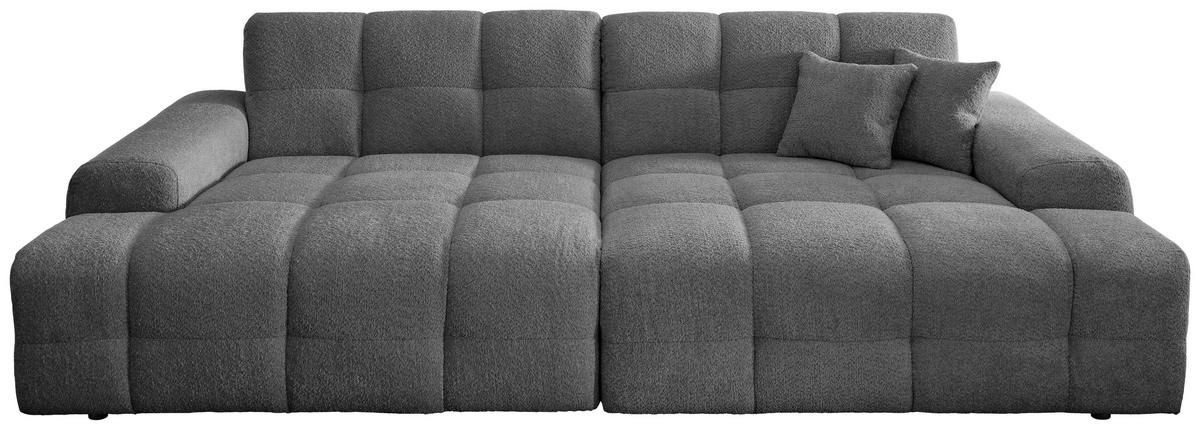 Bigsofa Bosco, Anthrazit B: 304 cm - Anthrazit/Schwarz, MODERN, Textil (304/87/155cm) - Livetastic