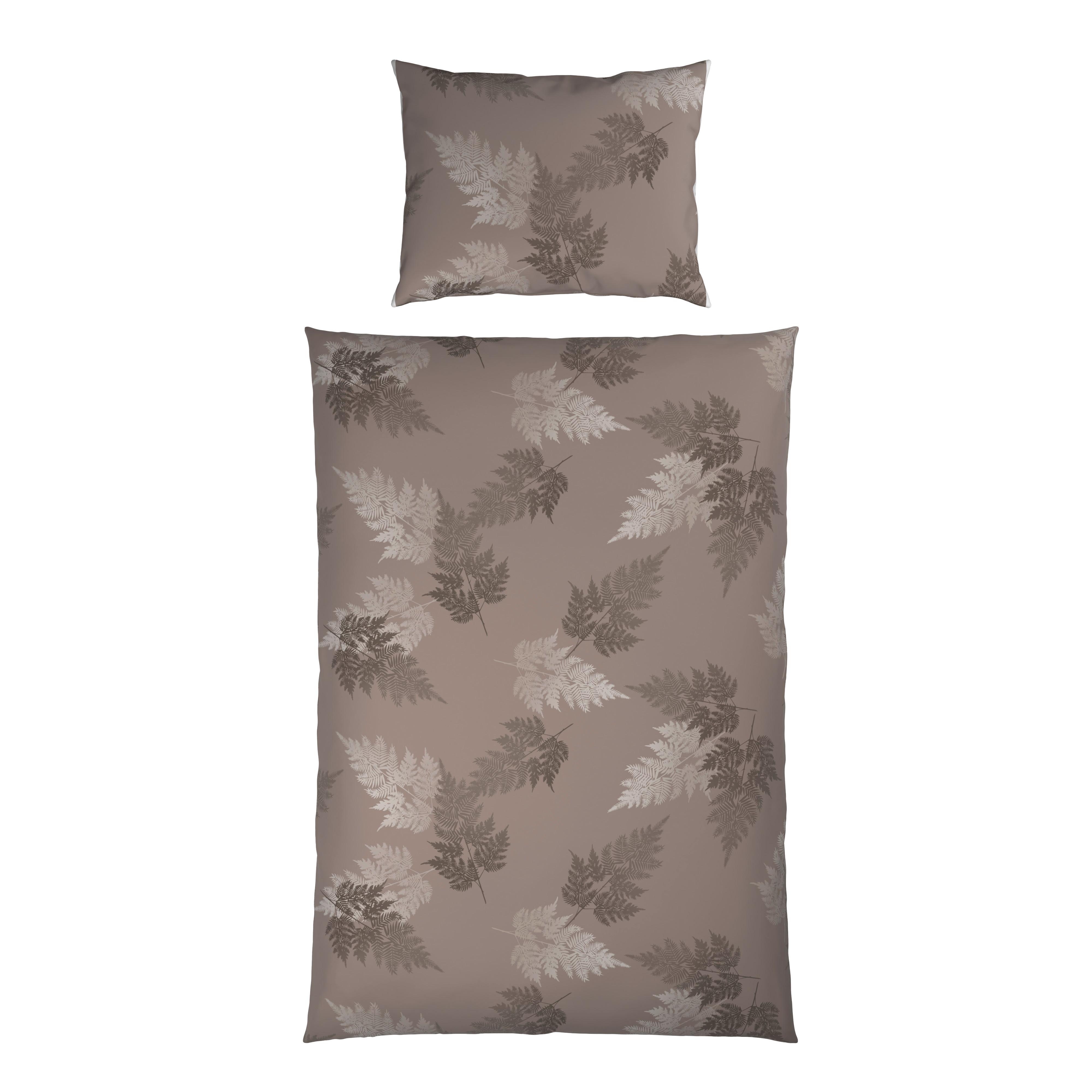 BETTWÄSCHE FARNZAUBER - Taupe, ROMANTIK / LANDHAUS, Textil - James Wood
