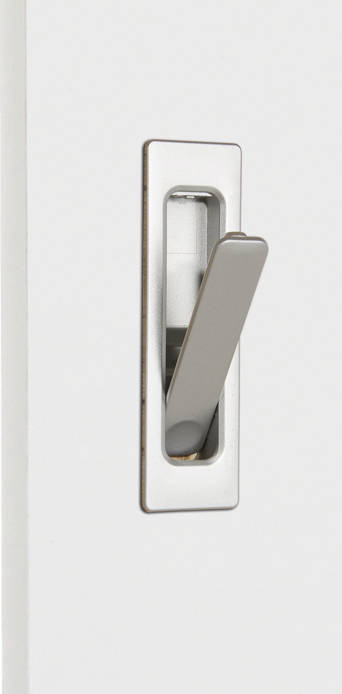 Akasztóléc Enzo - fehér, Modern, faalapú anyag (12/175/2,8cm)