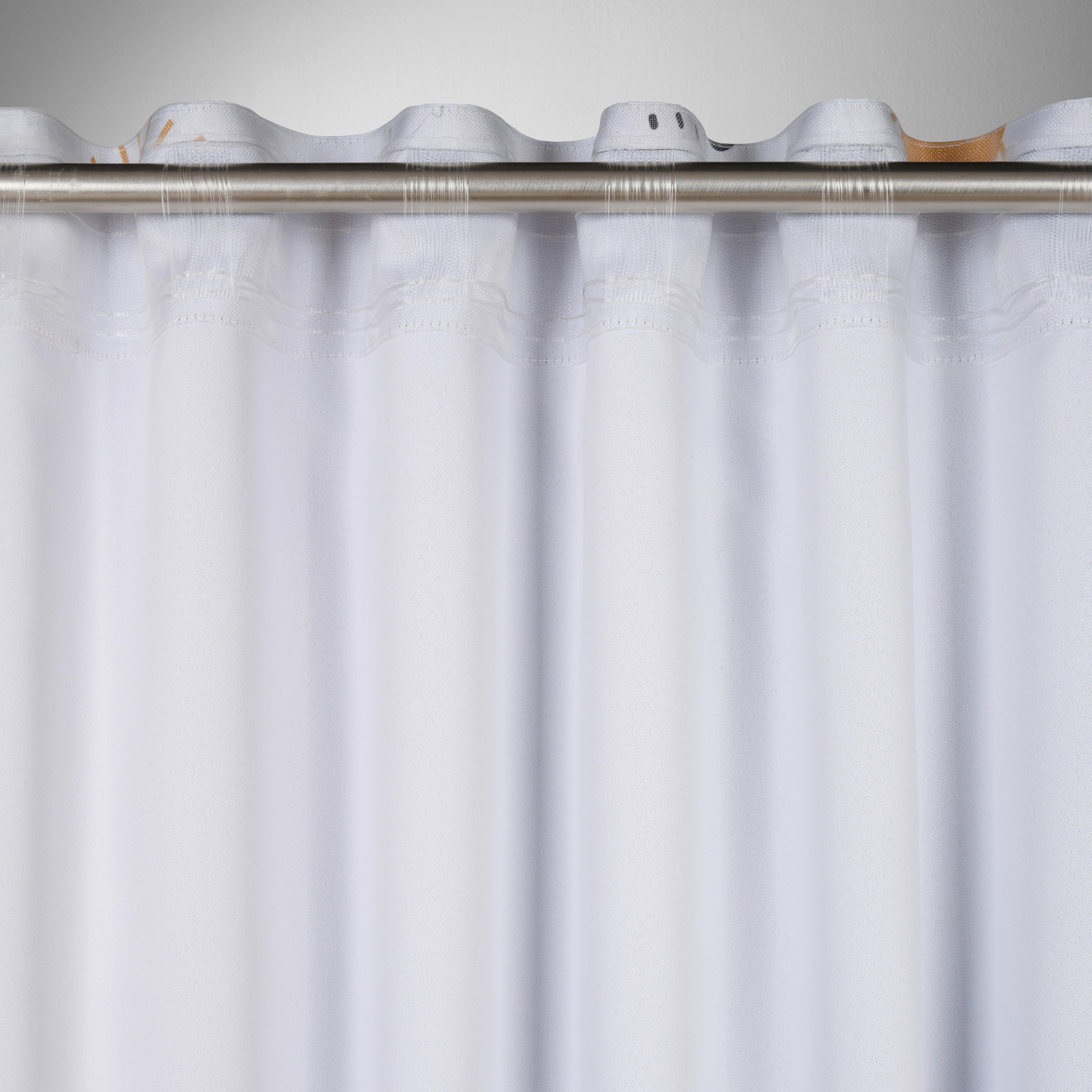 ZATEMŇOVACÍ ZÁVĚS OSCAR - bílá, Konvenční, textil (135/245cm) - Mömax