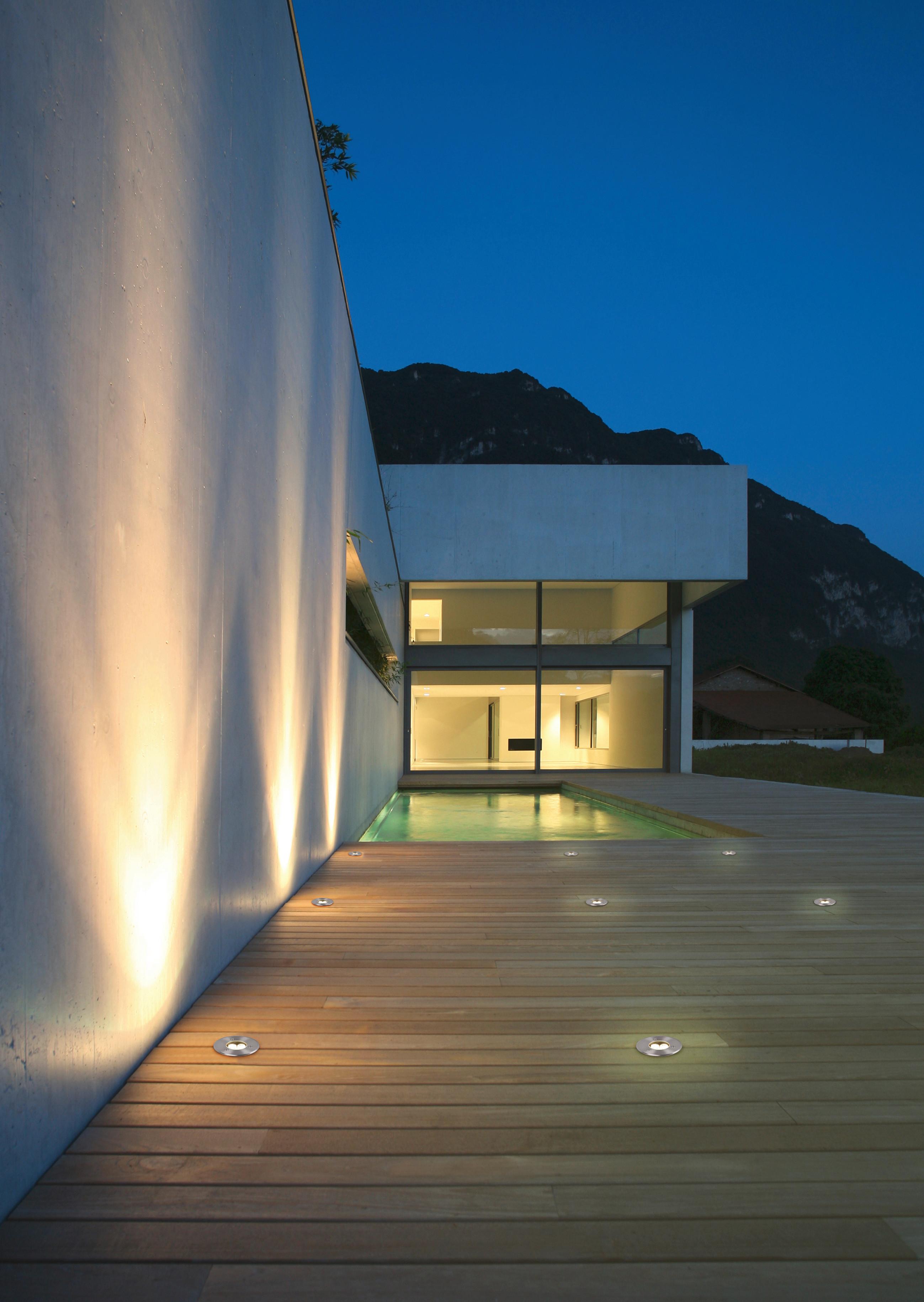 Led Außenleuchte 3 Watt Edelstahl - Nickelfarben, Basics, Metall (11/14cm) - Trio Leuchten