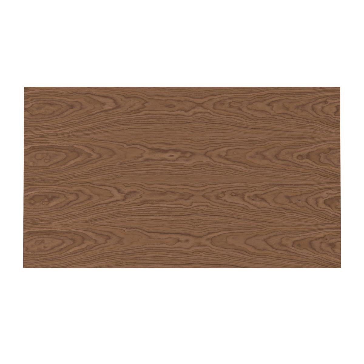 Jedálenský stôl Loca, 140 - čierna/farba vlašského orecha, Modern, kov/drevo (140/76/80cm) - Bessagi Home