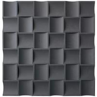 AKUSTIKPANEEL London, Anthrazit B: 60 cm - Anthrazit, MODERN, Holzwerkstoff/Kunststoff (60/60/2cm)