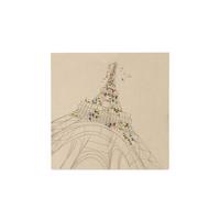 Leinwandbild Trip To Paris Multicolor 80x80 Cm - Multicolor, Trend, Holz/Kunststoff (80/80cm) - Kayoom