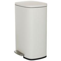 Abfallsammler Clean Xv Schwarz B: 30 cm - Beige/Schwarz, MODERN, Kunststoff/Metall (30/64/42,5cm) - MID.YOU