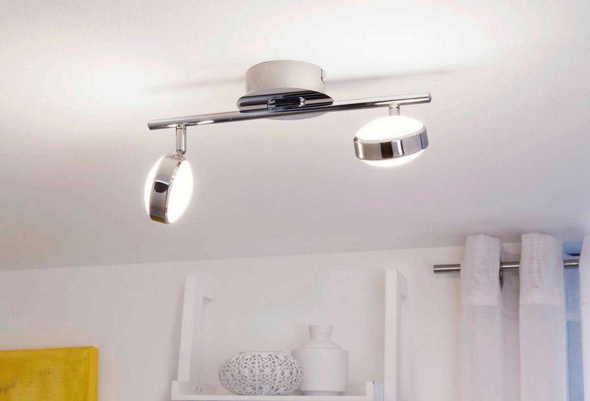 Led-hängeleuchte 95629 Salto - Chromfarben, Basics, Kunststoff/Metall (12/36cm) - Eglo