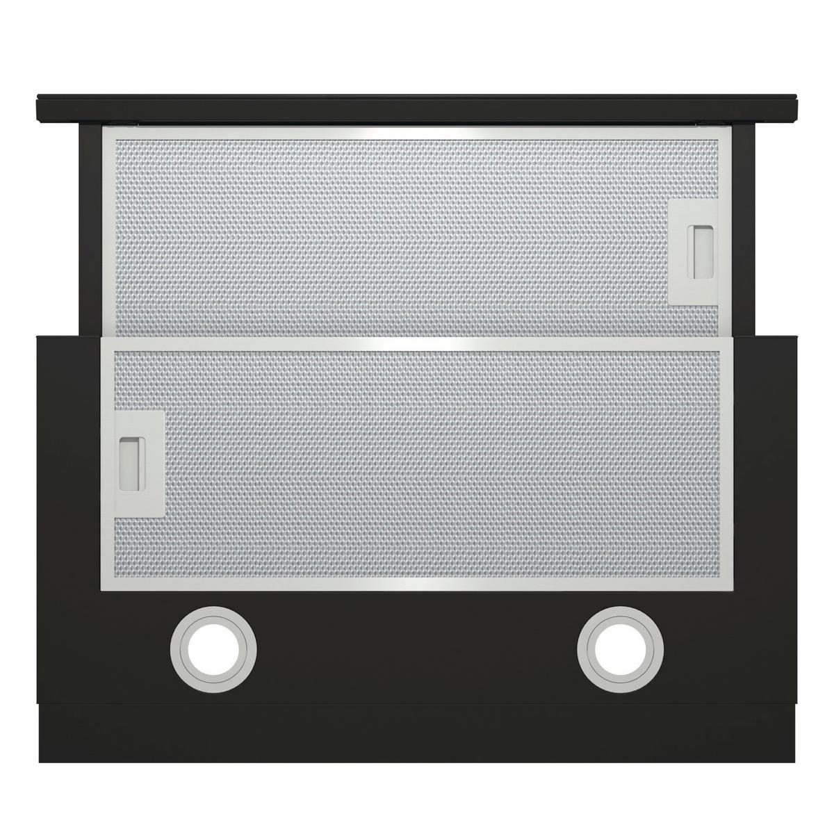 Flachschirmhaube Th64e3bg Schwarz B: 60 Cm, Led - Schwarz, Basics (60/17/30,6cm)