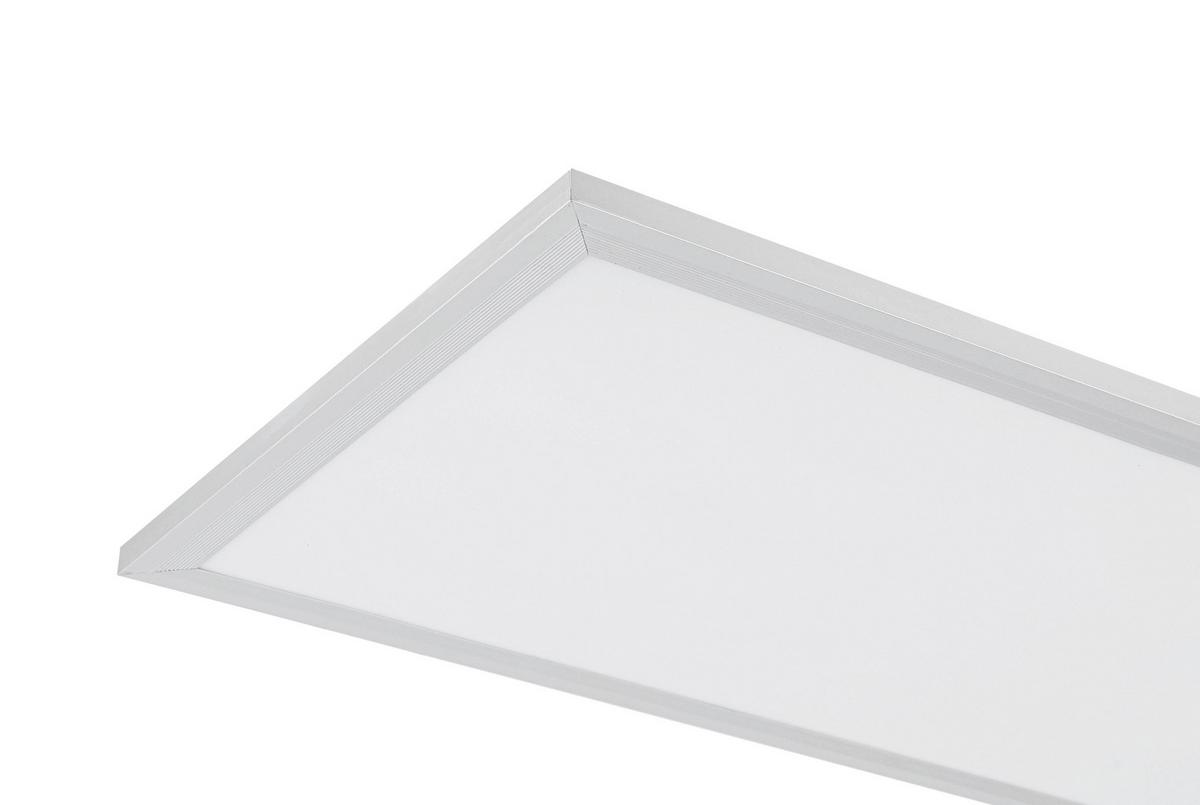 STROPNÍ LED SVÍTIDLO CORNELIUS -AKT- - bílá/barvy stříbra, Moderní, kov/plast (120/30/7,5cm) - Mömax