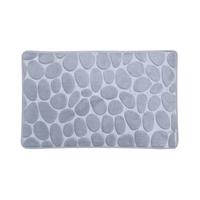 KÚPEĽŇOVÁ PREDLOŽKA STONE - strieborná, Basics, textil (45/60cm)