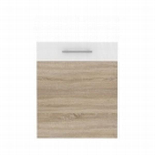 Mosogatógép Panel Corina - tölgyfa színű/fehér, Modern (59,4/71,7/2cm)