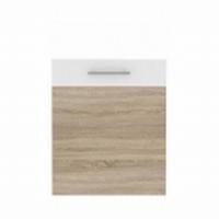 Mosogatógép Panel Corina - tölgyfa színű/fehér, Modern (59,4/71,7/2cm)