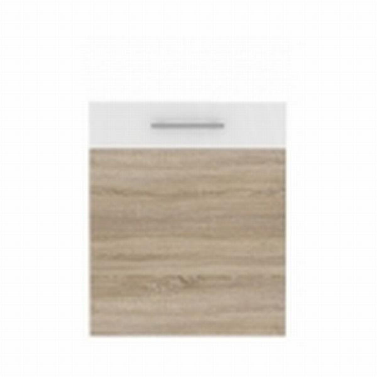 Mosogatógép Panel Corina - tölgyfa színű/fehér, Modern (59,4/71,7/2cm)