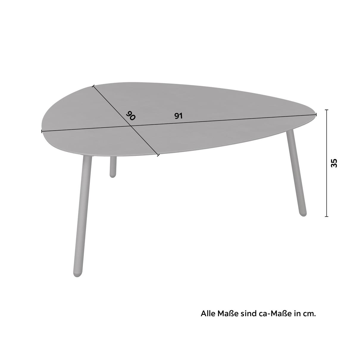 SADA STOLKŮ LEONIE - antracitová, Basics, kov (90/91/35cm) - Mömax