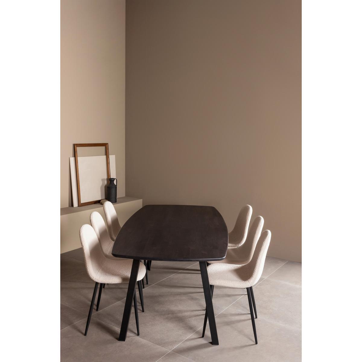 TISCHGESTELL Tablo Schwarz B: 79cm - Schwarz, MODERN, Metall (79/72/10cm) - Livetastic