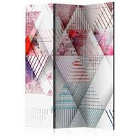 Paravent Multicolor B: 135 Cm - Multicolor, Basics, Holz/Textil (135/172/3cm) - artgeist