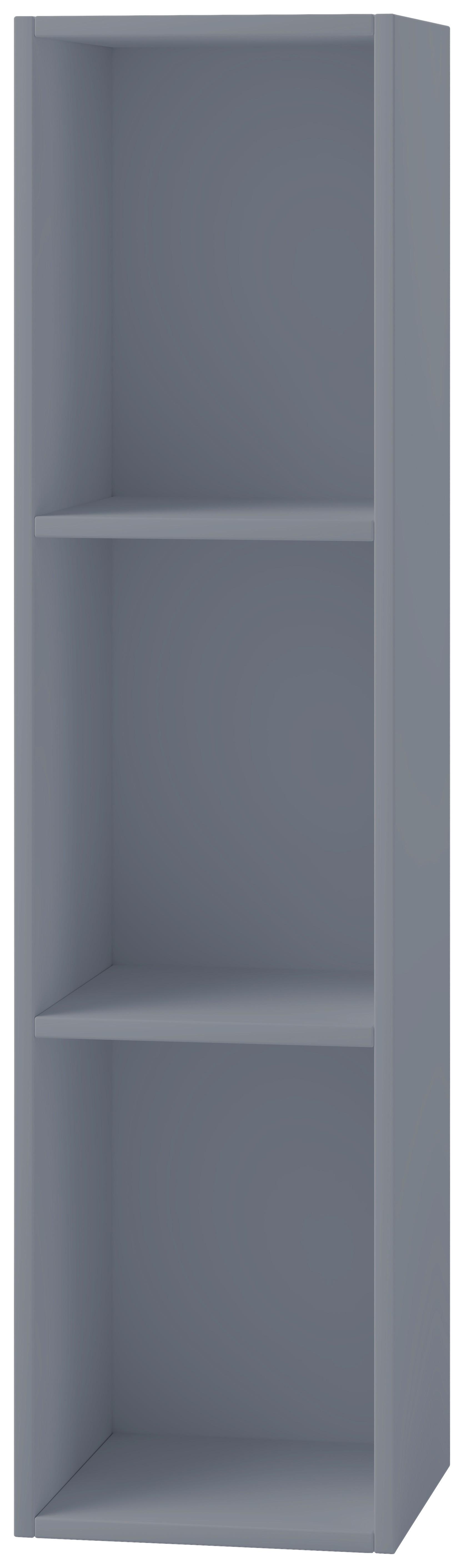 Regál na gramofónové platne Platto, š. 34cm - sivá, Basics, kompozitné drevo (34/107/30cm) - MID.YOU