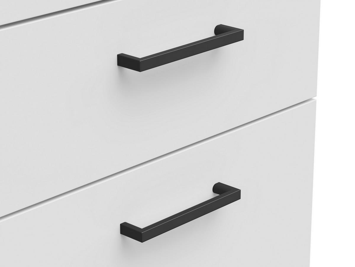 Komoda MULTISTAURAUM š: 45cm - čierna/biela, Modern, kompozitné drevo/plast (45/115/40cm)