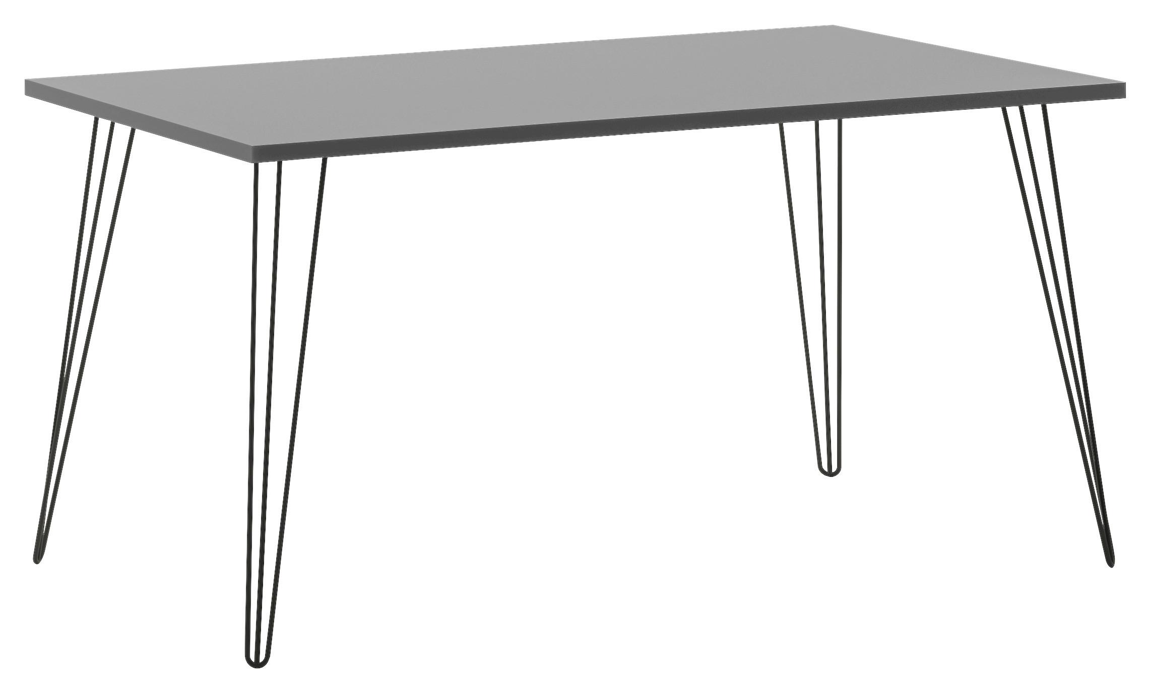 Schreibtisch Fynn Platinfarben L: 140cm