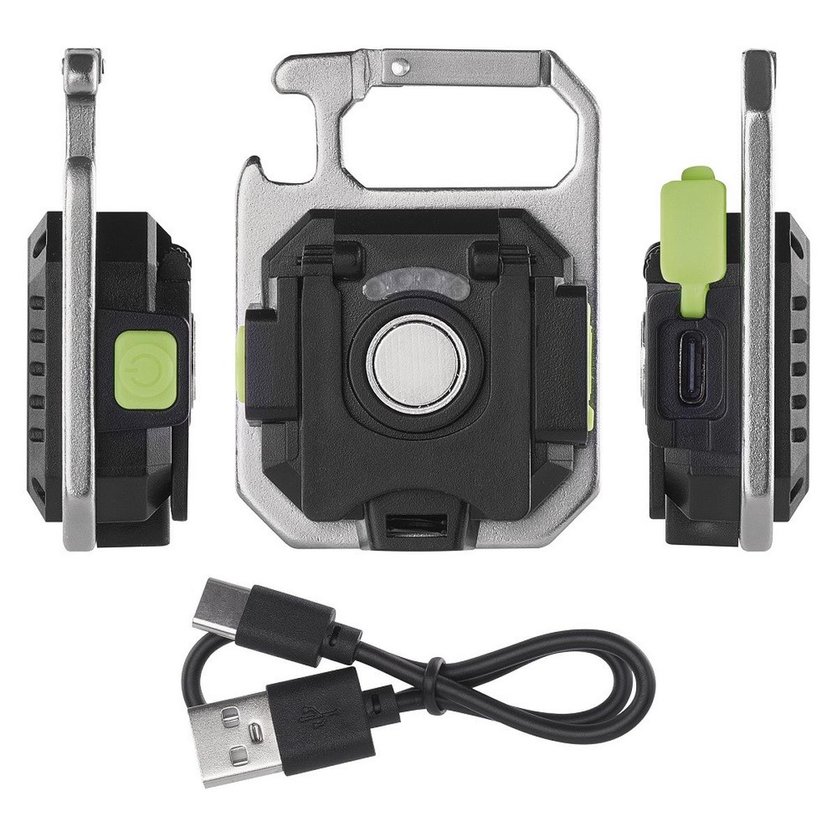 Elemlámpa Led 750 Lumen - műanyag (6,1/4,5/2,1cm)