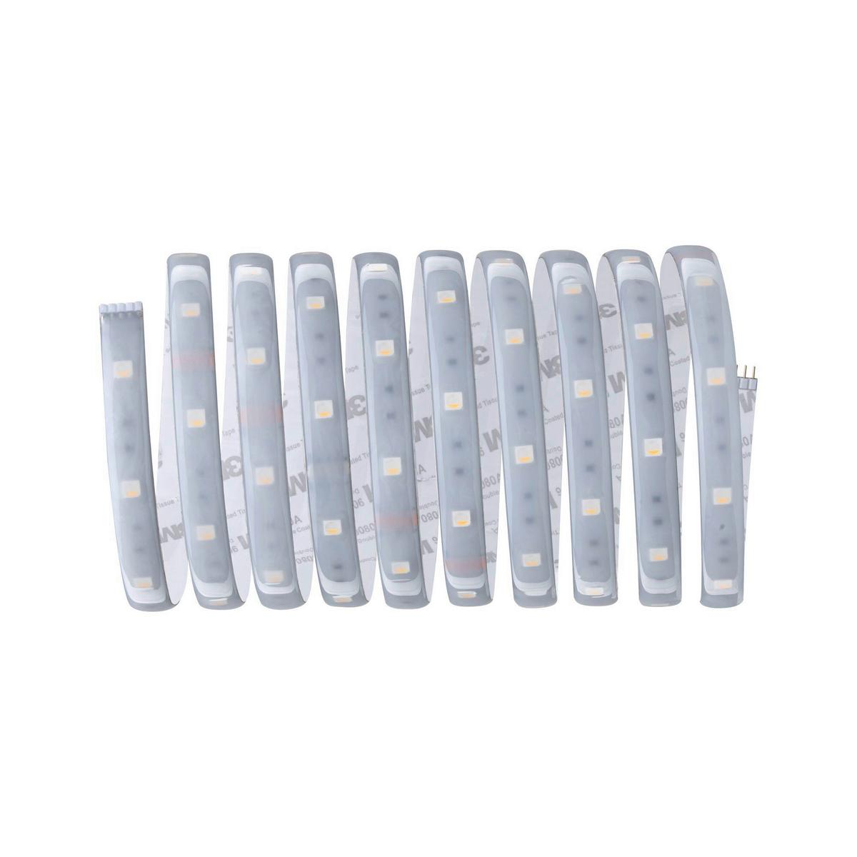 Led-streifen Farbwechsler L: 3 M Fernbedienung, Dimmbar - Silberfarben, Basics, Kunststoff (301/0,3cm) - Paulmann