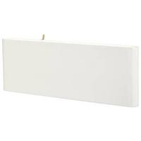 LED-Wandleuchte 1-Flammig mit Schalter Weiß - Opal/Weiß, Design, Kunststoff/Metall (22,5/3,5/8cm) - Globo