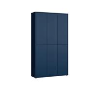 Botník barva modrá - terracotta/barvy břidlice, Moderní, kompozitní dřevo (109,2/191,9/34,9cm)