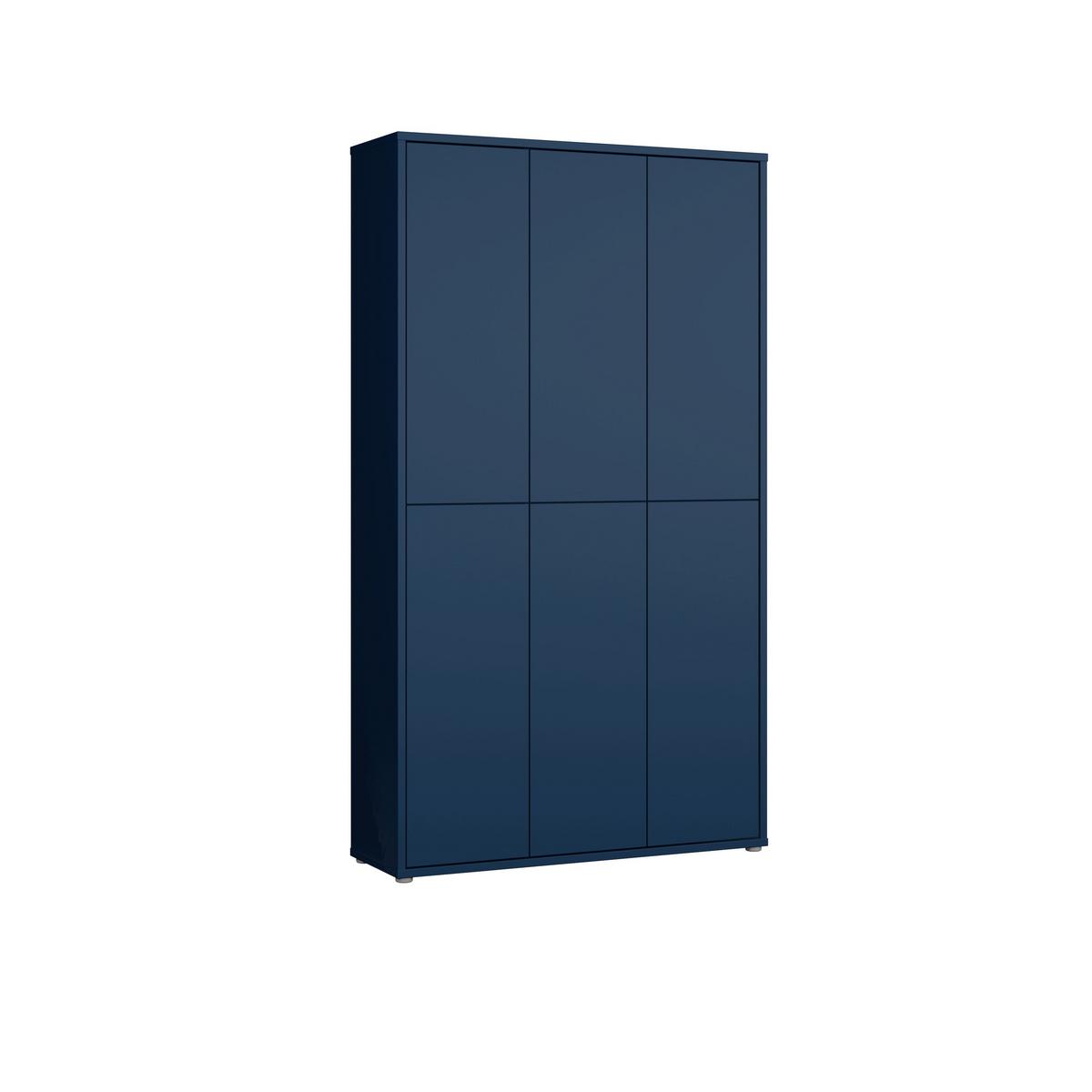 Botník barva modrá - terracotta/barvy břidlice, Moderní, kompozitní dřevo (109,2/191,9/34,9cm)