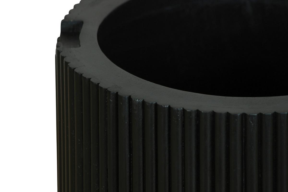 Beistelltisch Owen Schwarz D: 40 cm - Schwarz, Design, Holz (40/50/40cm) - MID.YOU