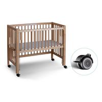 Beistellbett Sophie Buchefarben, B/H/T: 94x46x42cm - Buchefarben, Basics, Holz/Kunststoff (94/46/42cm) - tiSsi