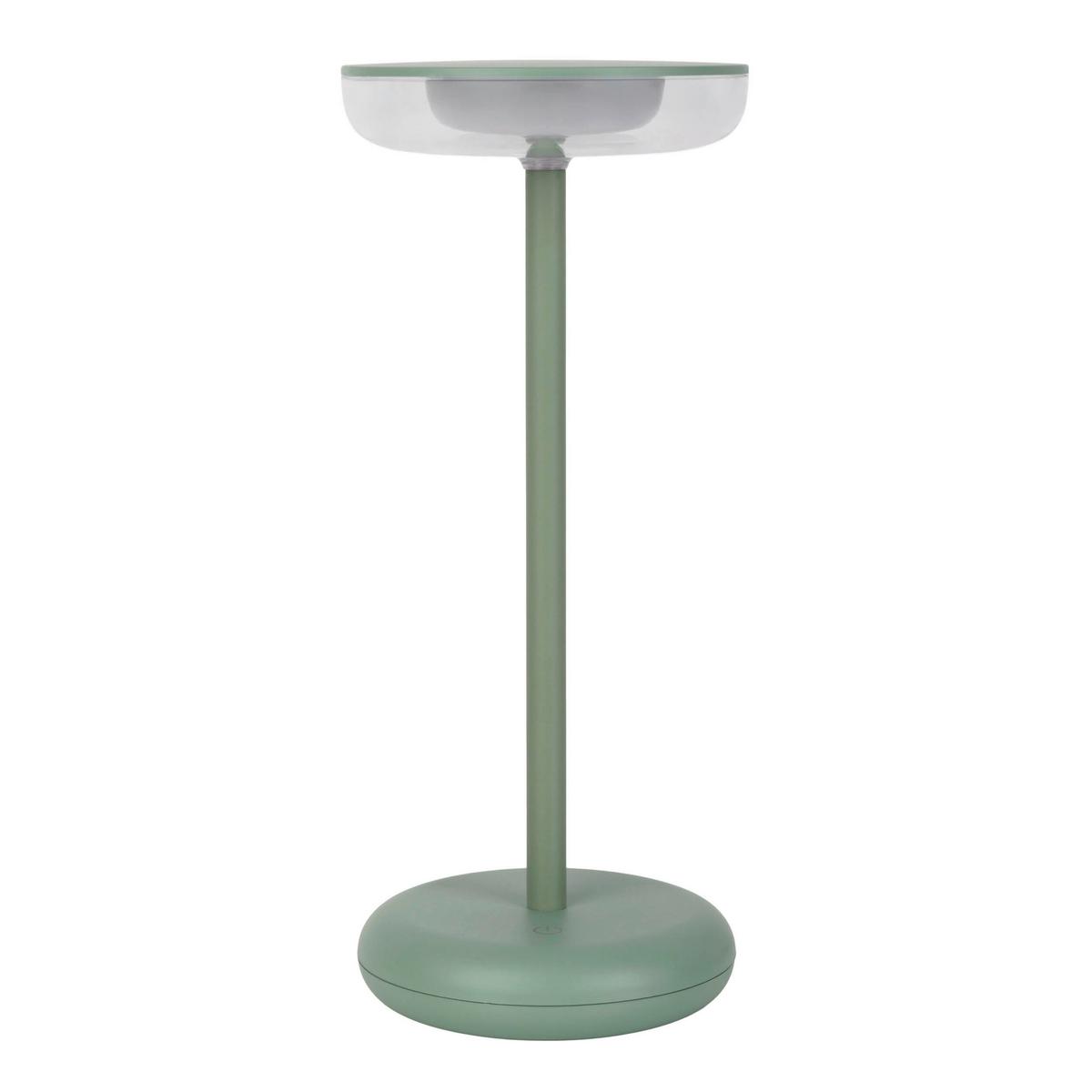 Akku-tischleuchte 3198749 - Salbeigrün, Design, Metall (10,5/11/26cm) - Näve