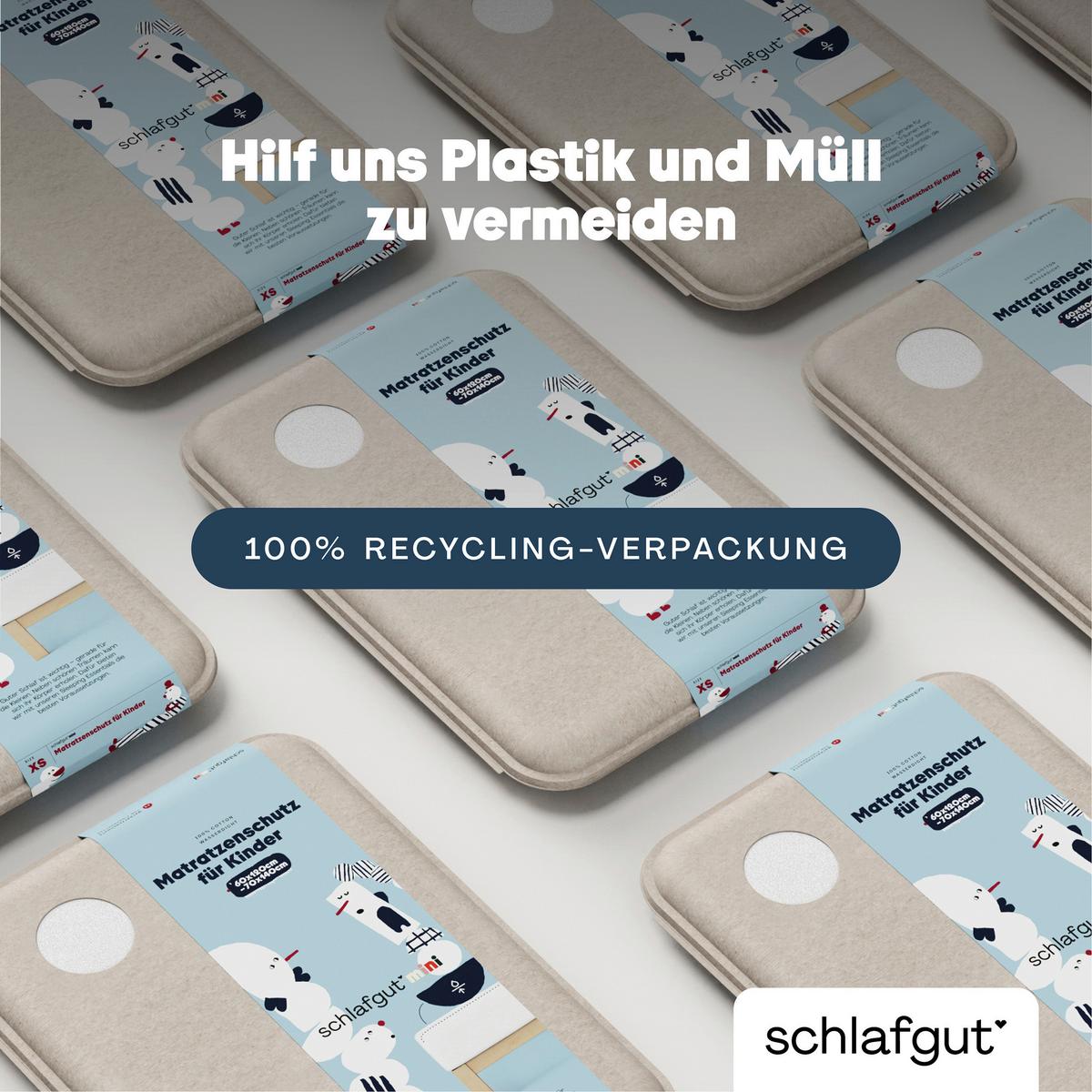 Matratzenauflage Baselayer Pro Molton Mini - Weiß, Basics, Textil (70/140cm) - Schlafgut