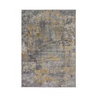 Teppich Grau/Gelb B: 150 cm - Gelb/Grau, Basics, Textil (150/80cm)