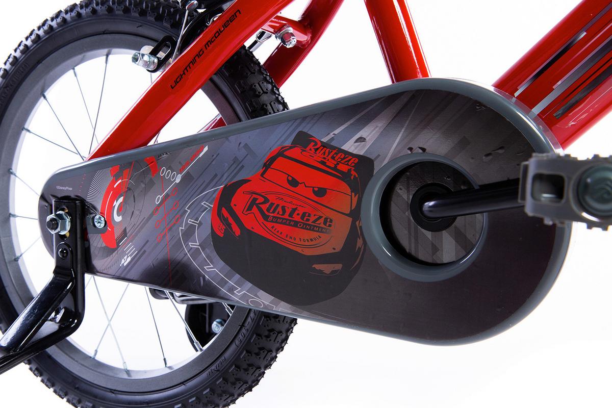 Kinderfahrrad Mit Stützrädern Cars 16 Zoll - Rot, Basics, Metall (54/78,1/106cm)