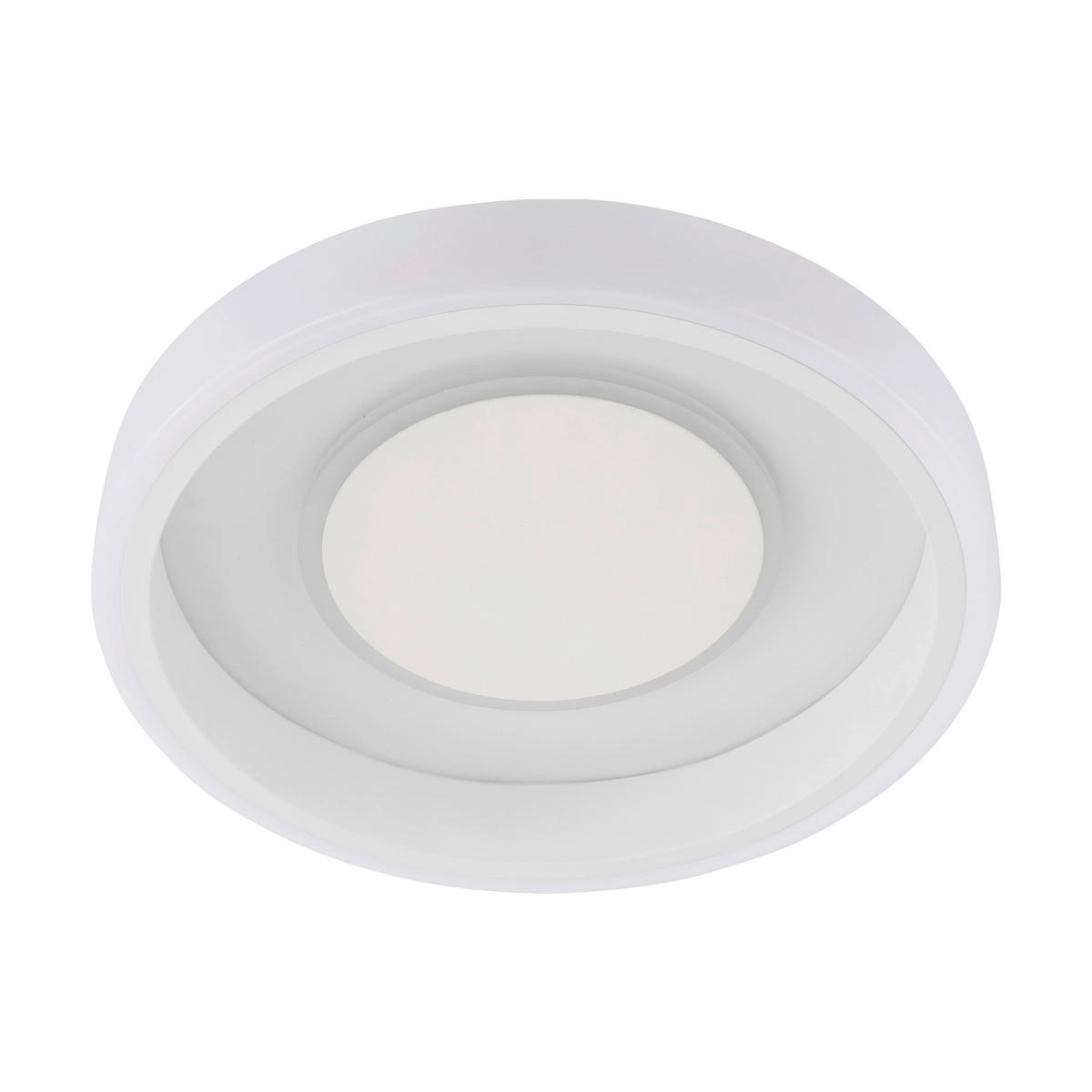 Led-wandleuchte Corozalito D: 400cm Weiss - Weiß, Basics, Kunststoff/Metall (40/9cm) - Eglo