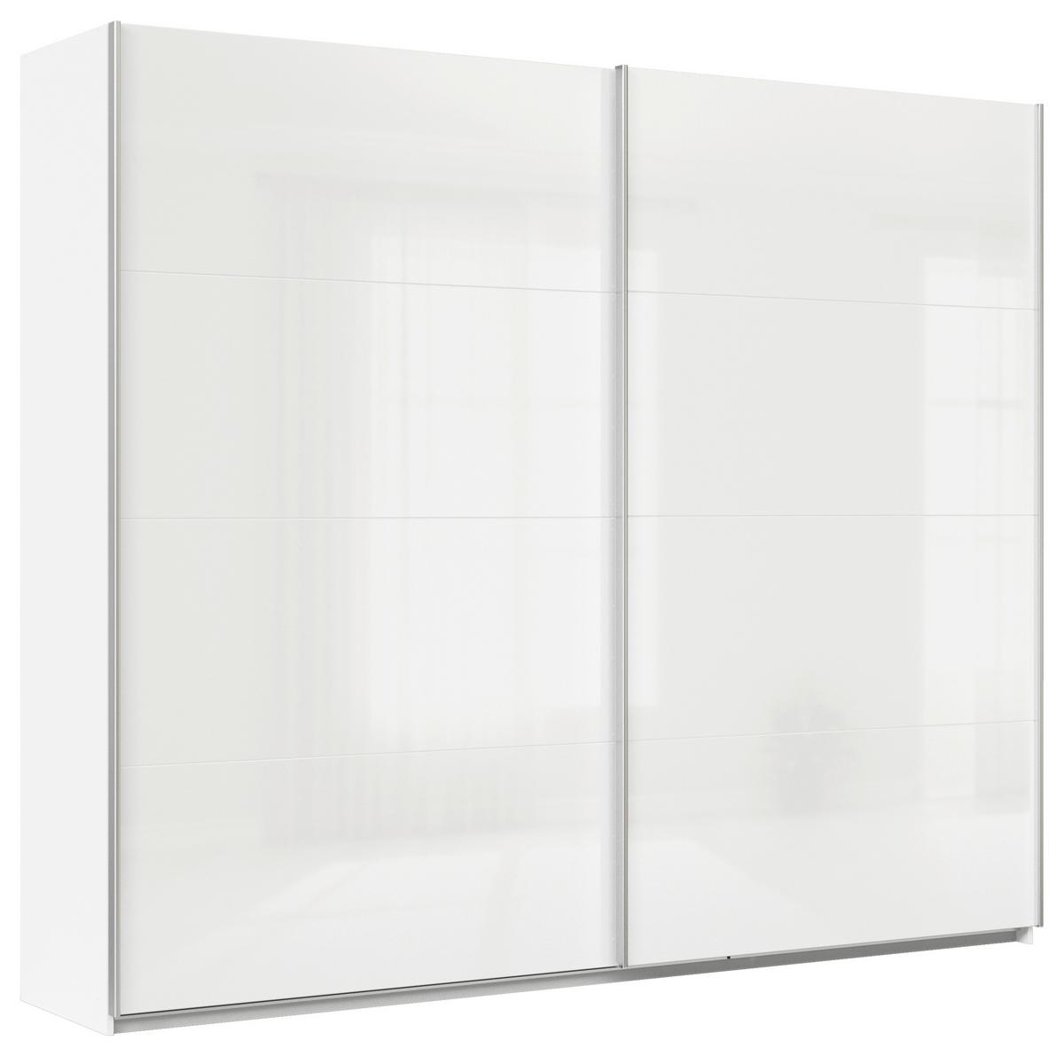 Schwebetürenschrank Feldkirch 271 Maxihöhe - Weiß Hochglanz/Weiß, MODERN, Holzwerkstoff (271/229/62cm)