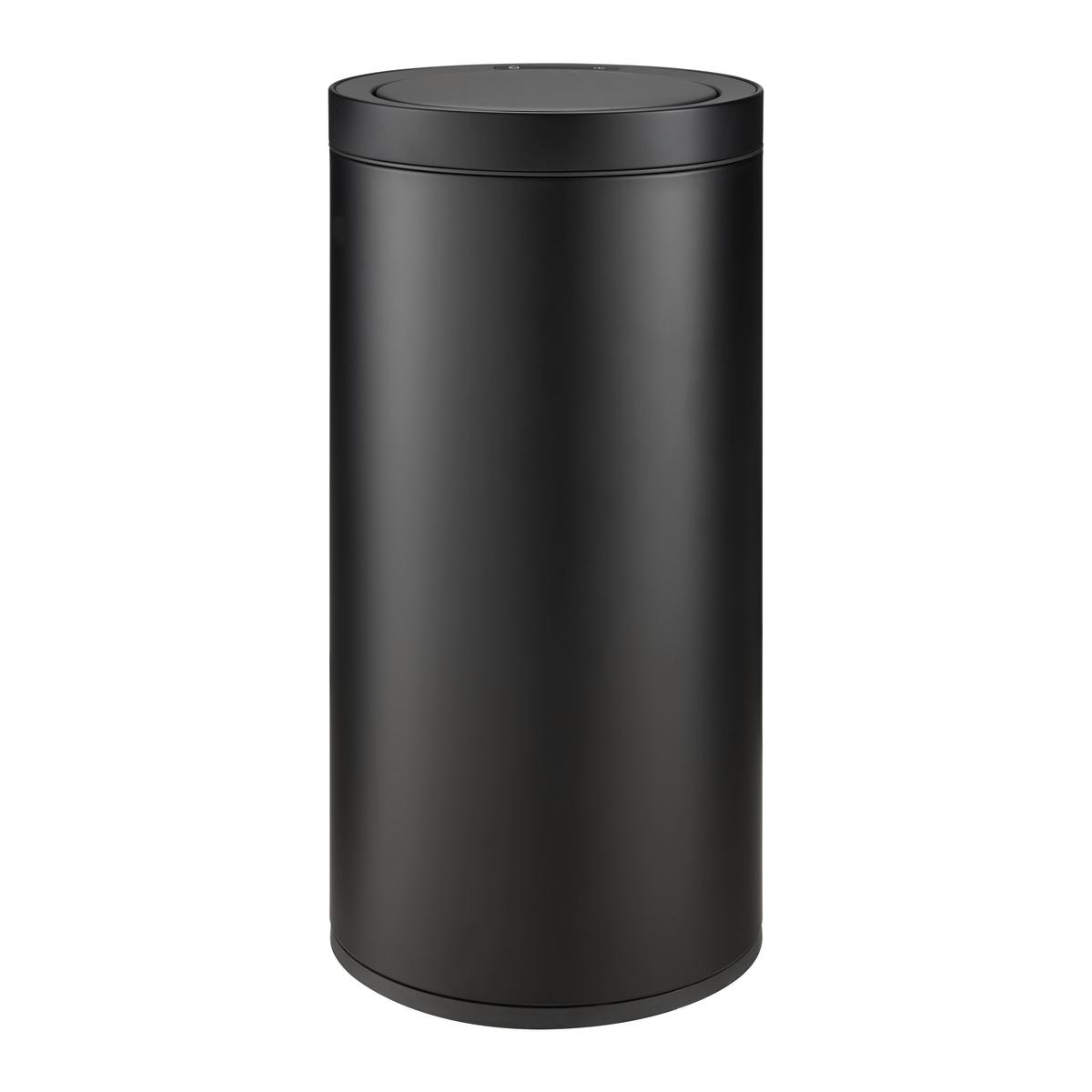 Odpadkový kôš SENSOR, 40L - čierna, Modern, kov/plast (31/63cm) - Mömax
