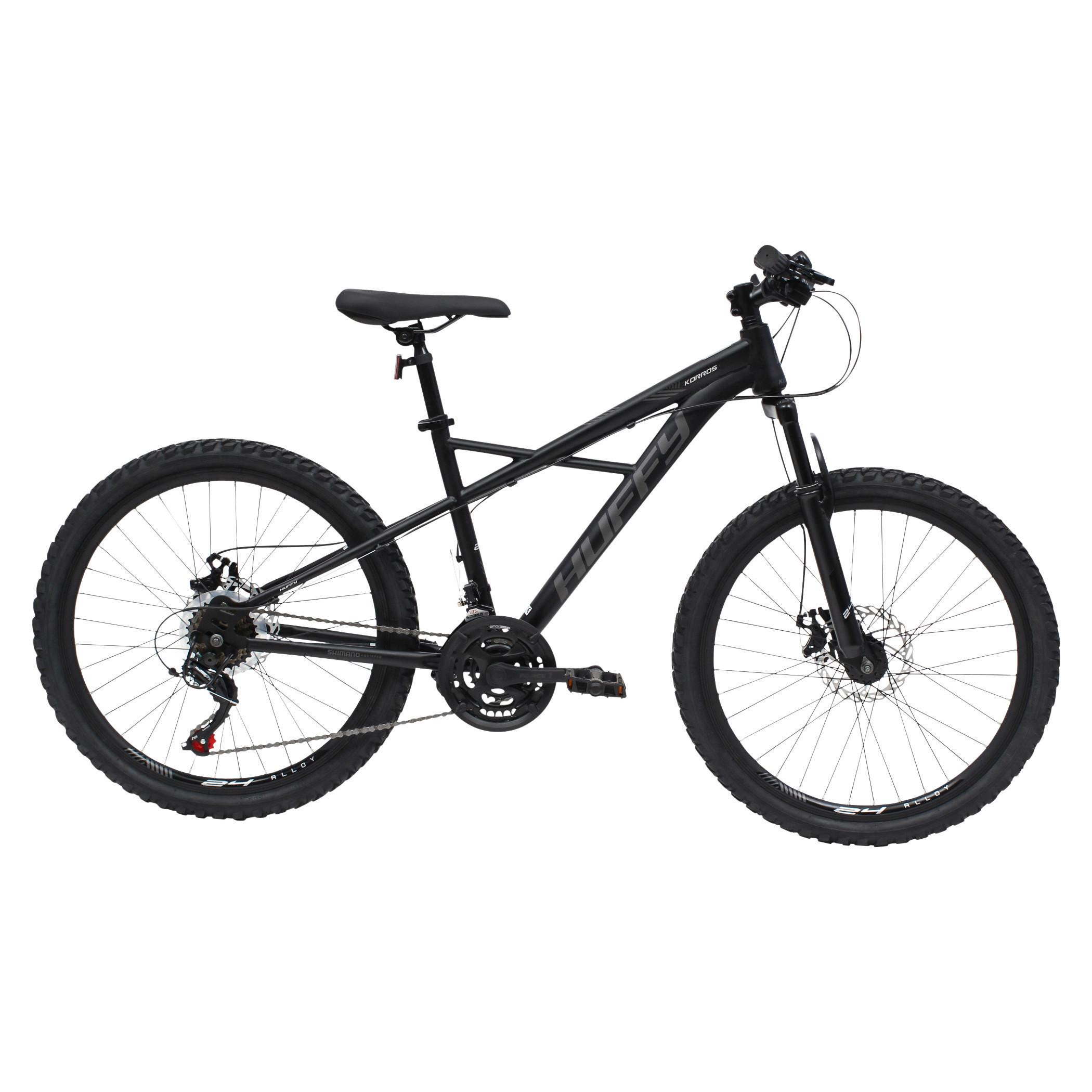 Mountainbike Huffy Korros 24 Mountainbike - Schwarz, Basics, Metall (68/91/162,5cm)