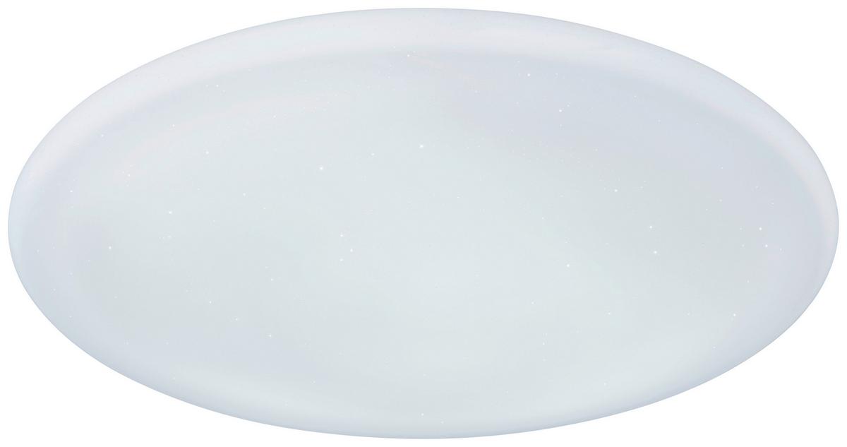Led-deckenleuchte Rena Ø 70 Cm Mit Smartphone-Steuerung - Opal/Weiß, Basics, Kunststoff/Metall (70/8cm) - Globo