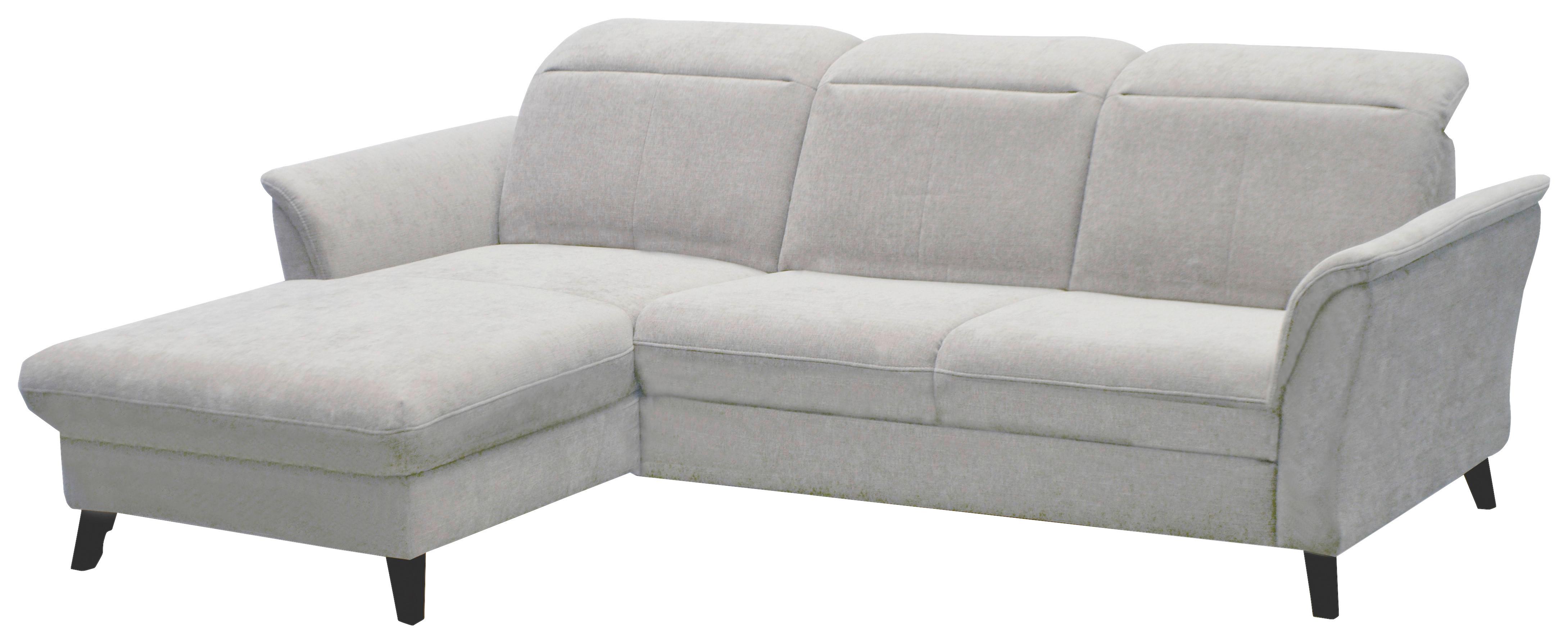 SEDACIA SÚPRAVA ROMERO - čierna/svetlosivá, Modern, kov/textil (178/91/243cm)