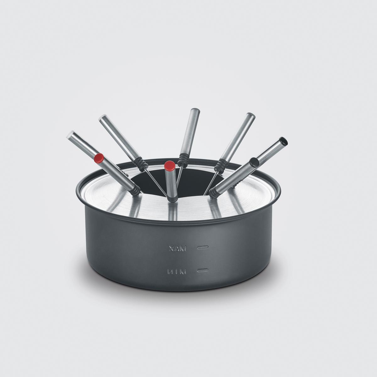 Raclette-/fondue-kombination Rg 2347 Raclette-Fondue - Schwarz, Basics, Kunststoff/Metall (40/18/26cm) - Severin