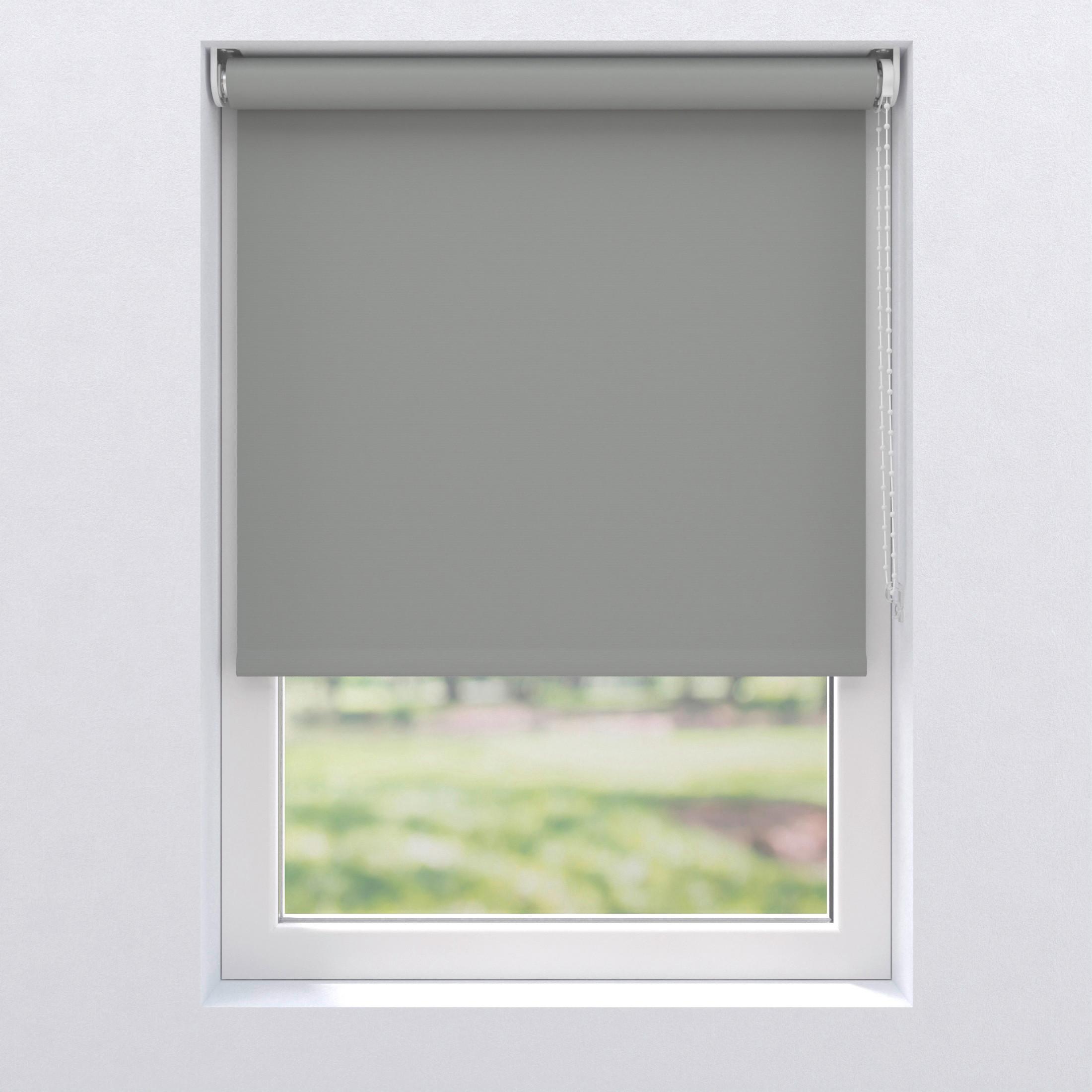 Verdunkelungsrollo 120x190 Cm Mit Kettenzug - Grau, Basics, Textil (120/190cm)