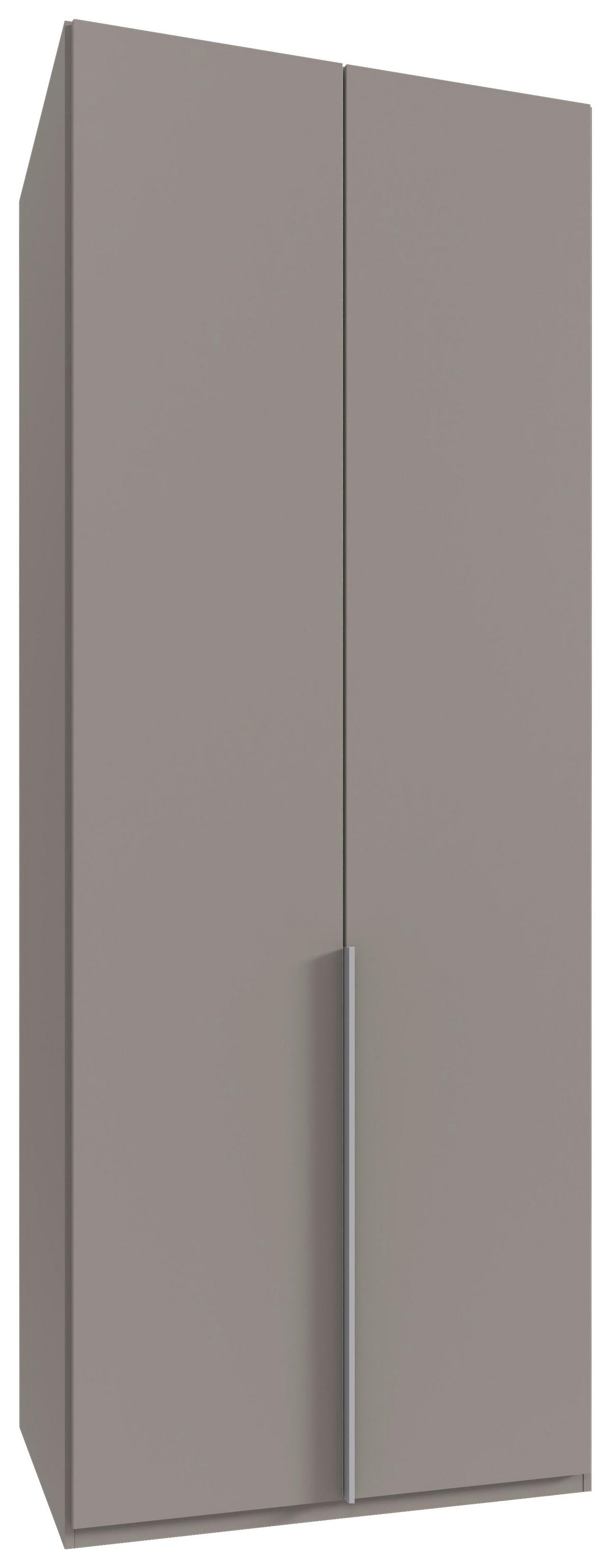Drehtürenschrank New York Grau/Sahara B: 90 cm - Grau/Sahara, MODERN, Holzwerkstoff (90/236/58cm) - MID.YOU