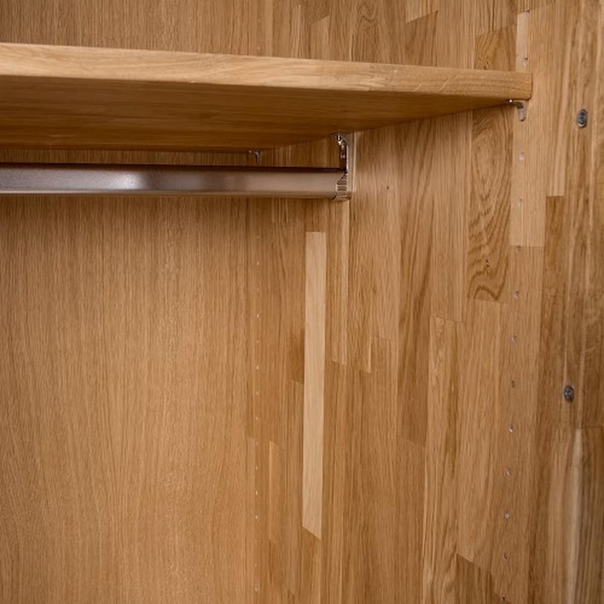 Drehtürenschrank Joja, Wildeiche B: 152 Cm - Wildeiche, MODERN, Holz (152/223/62cm) - MID.YOU