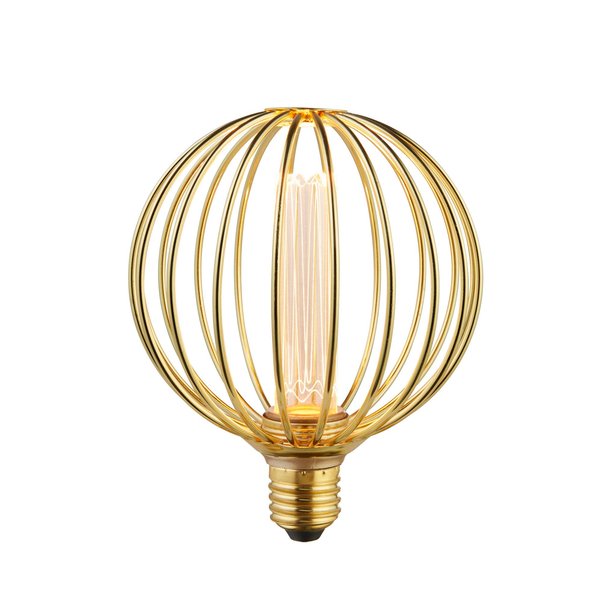 LED-Leuchtmittel 16004go - Goldfarben, Basics, Glas/Metall (12.5/16cm)