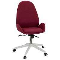 Drehstuhl Avea I Mit Wippfunktion Bordeaux - Bordeaux/Weiß, Basics, Kunststoff/Textil (56/104/58cm) - MID.YOU